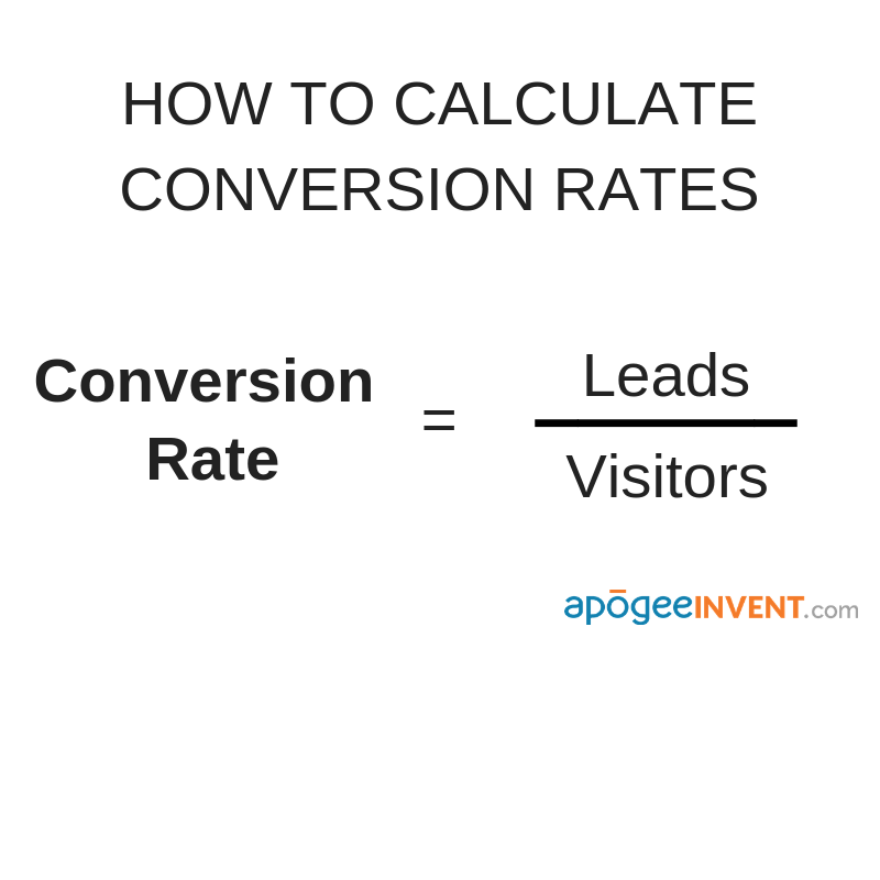 How to calculate conversion rate